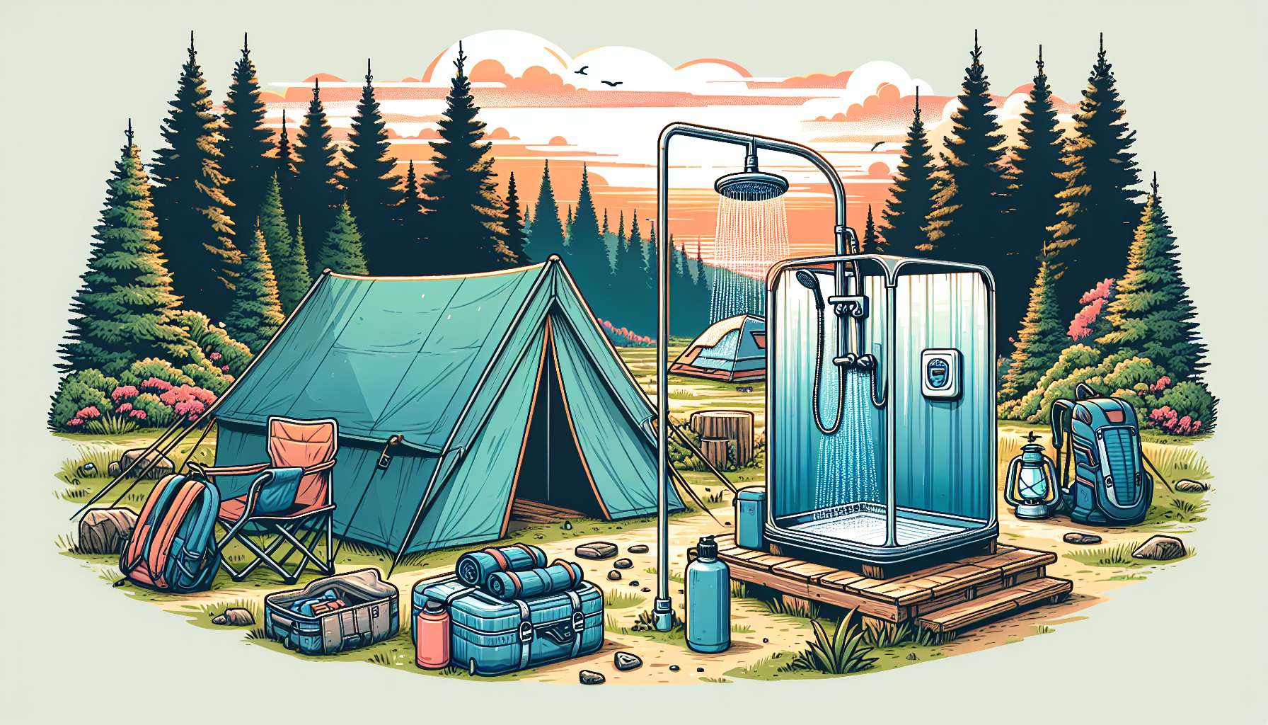 Exploring the World of Portable Camp Showers